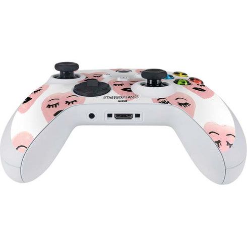 Bouffants and Broken Hearts Winking Hearts Xbox Series S Controller Skin